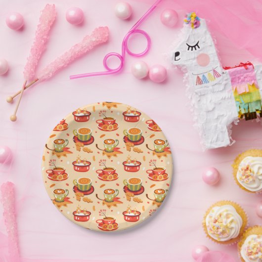 Autumn Cozy Pumpkin Bord Spice Paper (Feest)