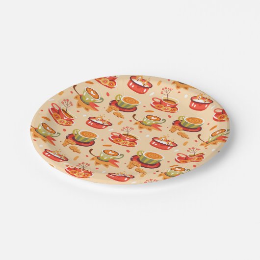 Autumn Cozy Pumpkin Bord Spice Paper (Gekanteld)