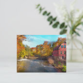 Autumn - Cranford, NJ - Droescher's Mill Briefkaart (Staand voorkant)