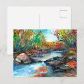 Autumn Creek Briefkaart (Voorkant / Achterkant)