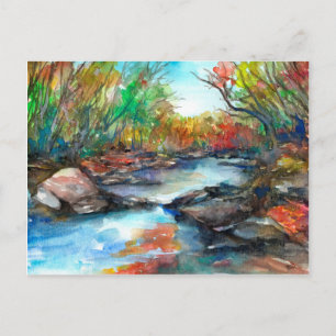 Autumn Creek Briefkaart