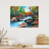Autumn Creek Poster (Keuken)