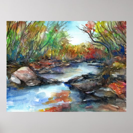 Autumn Creek Poster (Voorkant)