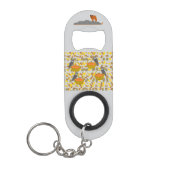 🦊 🦉 Autumn Critters Bottle Opener Keychain Mini Flessenopener (Voorkant)