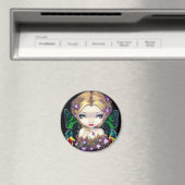 "Autumn Crocus Fairy" magneet (Insitu (Vaatwasser))