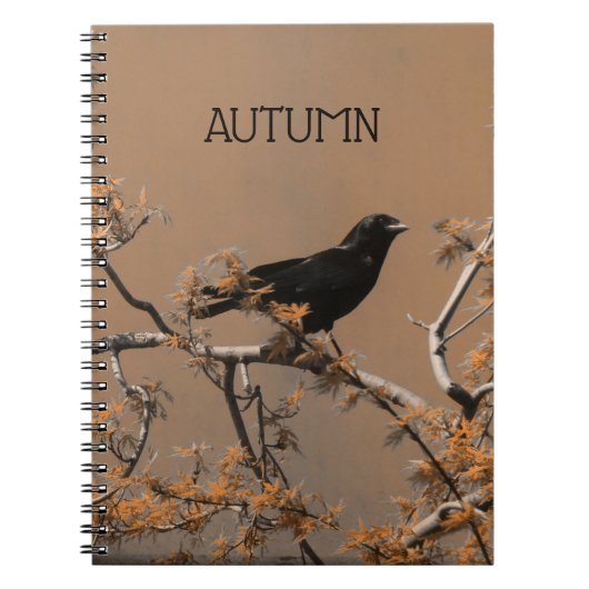 Autumn Crow Notitieboek (Voorkant)