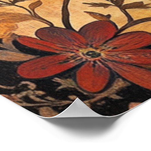 Autumn Crow Poster (Hoek)