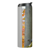 Autumn Curiosity: Monkeys at the Zoo in Fall Thermosbeker (Gedraaid links)