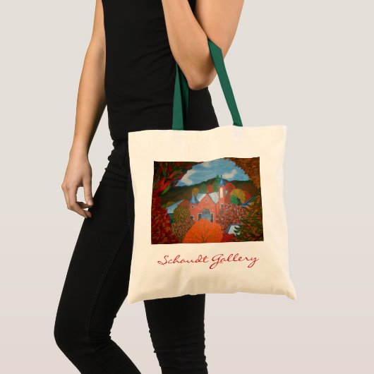 Autumn Curtain Tote Bag (Voorkant (product))