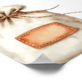 Autumn Cutie Pie Baking Baby shower Welkomstbord Poster (Hoek)