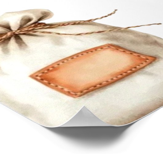 Autumn Cutie Pie Baking Baby shower Welkomstbord Poster (Hoek)