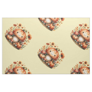 Autumn Cutie Shroom - Schattige Herfst Paddenstoel Stof