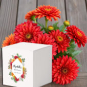 Autumn Dahlia Floral Herfst Vrijgezellenfeest Bedankdoosjes