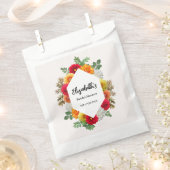 Autumn Dahlia Floral Herfst Vrijgezellenfeest Bedankzakje (Geknipt)