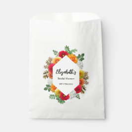 Autumn Dahlia Floral Herfst Vrijgezellenfeest Bedankzakje