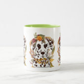 Autumn Dalmatian Tweekleurige Koffiemok (Center)