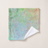 Autumn Dawn Neon Pastel Alcohol Ink Abstract Bad Handdoek (Wasdoekje)