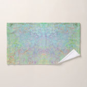 Autumn Dawn Neon Pastel Alcohol Ink Abstract Bad Handdoek (Handdoek)