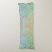 Autumn Dawn Neon Pastel Alcohol Ink Abstract Lichaamskussen (Voorkant Verticaal)