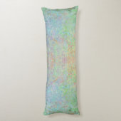 Autumn Dawn Neon Pastel Alcohol Ink Abstract Lichaamskussen (Achterkant (Verticaal))