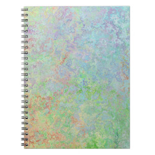 Autumn Dawn Neon Pastel Alcohol Ink Abstract Notitieboek