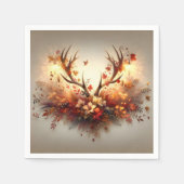 Autumn Deer Antler Bouquet Servet (Voorkant)