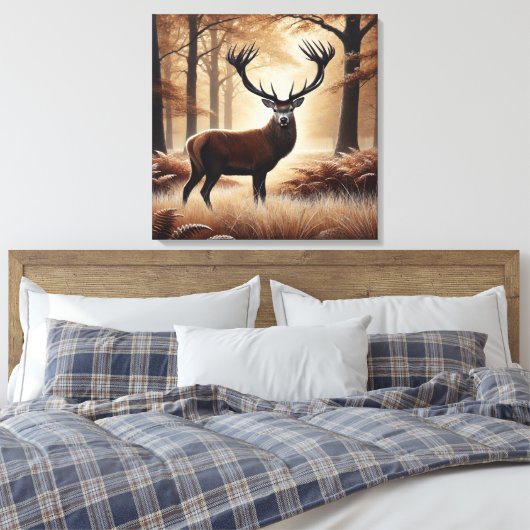 Autumn Deer Canvas Art (Insitu (Slaapkamer))