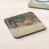 Autumn Deer in het Arrowadmeer GA Bier Onderzetter (Linkerzijde)