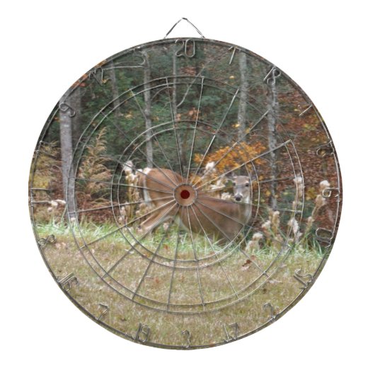 Autumn Deer in het Arrowadmeer GA Dartbord (Voorkant)