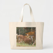 Autumn Deer in het Arrowadmeer GA Grote Tote Bag (Voorkant)