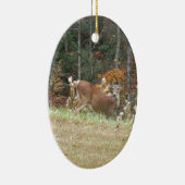 Autumn Deer in het Arrowadmeer GA Keramisch Ornament (Rechts)