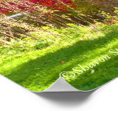 "AUTUMN DELIGHT" / HERFST KLEUR BIJ TOLEDO BOTANIC POSTER (Hoek)