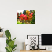 "AUTUMN DELIGHT" / HERFST KLEUR BIJ TOLEDO BOTANIC POSTER (Thuiskantoor)