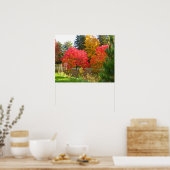 "AUTUMN DELIGHT" / HERFST KLEUR BIJ TOLEDO BOTANIC POSTER (Keuken)