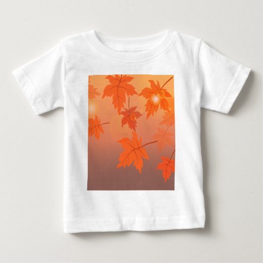 Autumn design with maple leaves and bokeh effect (Voorkant)