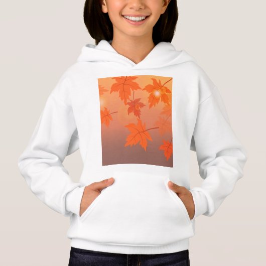 Autumn design with maple leaves and bokeh effect (Voorkant)