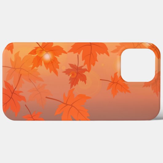 Autumn design with maple leaves and bokeh effect Case-Mate iPhone case (Achterkant (horizontaal))