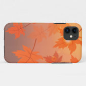 Autumn design with maple leaves and bokeh effect Case-Mate iPhone case (Achterkant (horizontaal))