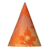 Autumn design with maple leaves and bokeh effect feesthoedjes (Links)
