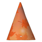 Autumn design with maple leaves and bokeh effect feesthoedjes (Rechts)