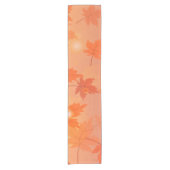 Autumn design with maple leaves and bokeh effect korte tafelloper (Voorkant)