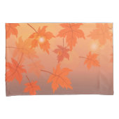 Autumn design with maple leaves and bokeh effect kussensloop (Voorkant-Rechts)