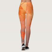 Autumn design with maple leaves and bokeh effect leggings (Achterkant)