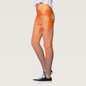 Autumn design with maple leaves and bokeh effect leggings (Links)