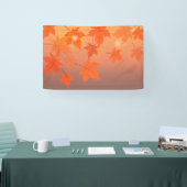 Autumn design with maple leaves and bokeh effect spandoek (Beurs)