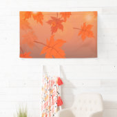 Autumn design with maple leaves and bokeh effect spandoek (Insitu)
