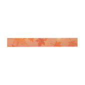 Autumn design with maple leaves and bokeh effect uitnodigingen wikkel (Vlak)