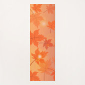 Autumn design with maple leaves and bokeh effect   yogamat (Voorkant)