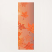 Autumn design with maple leaves and bokeh effect   yogamat (Achterkant)
