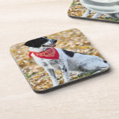 Autumn Dog Bier Onderzetter (Linkerzijde)